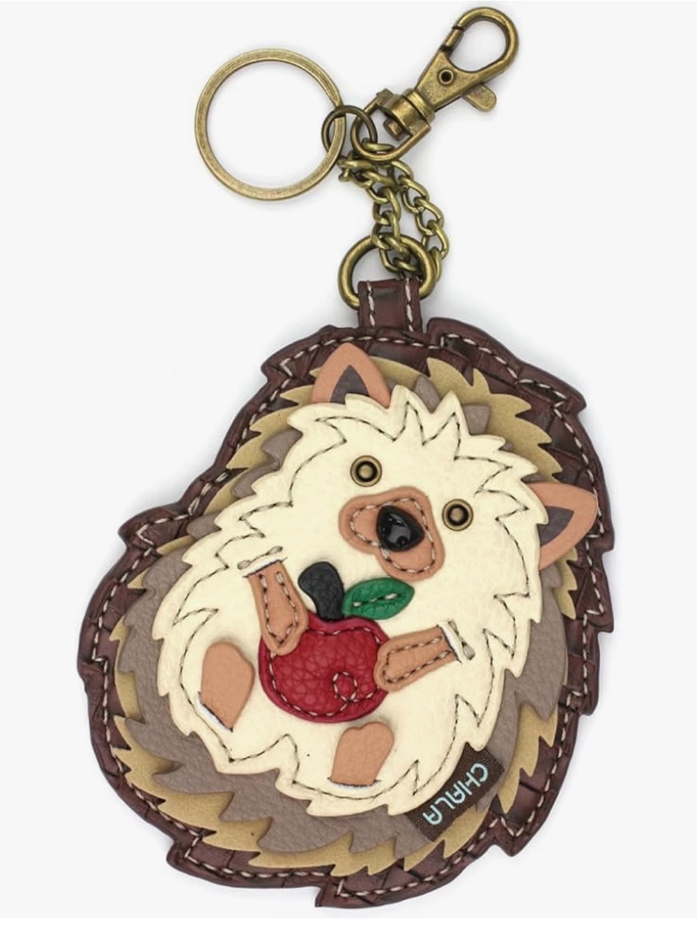 Chala hedgehog bag charm keychain coin purse NWT